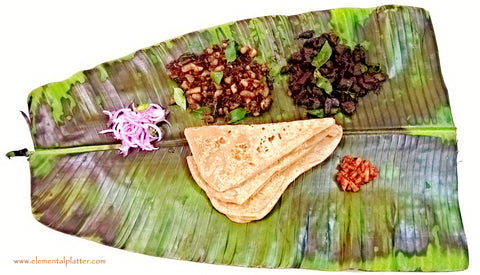 Chappathis with Erachi Thoran/ Trissur Beefum Kaayum